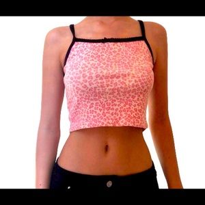 pink cheetah print tank